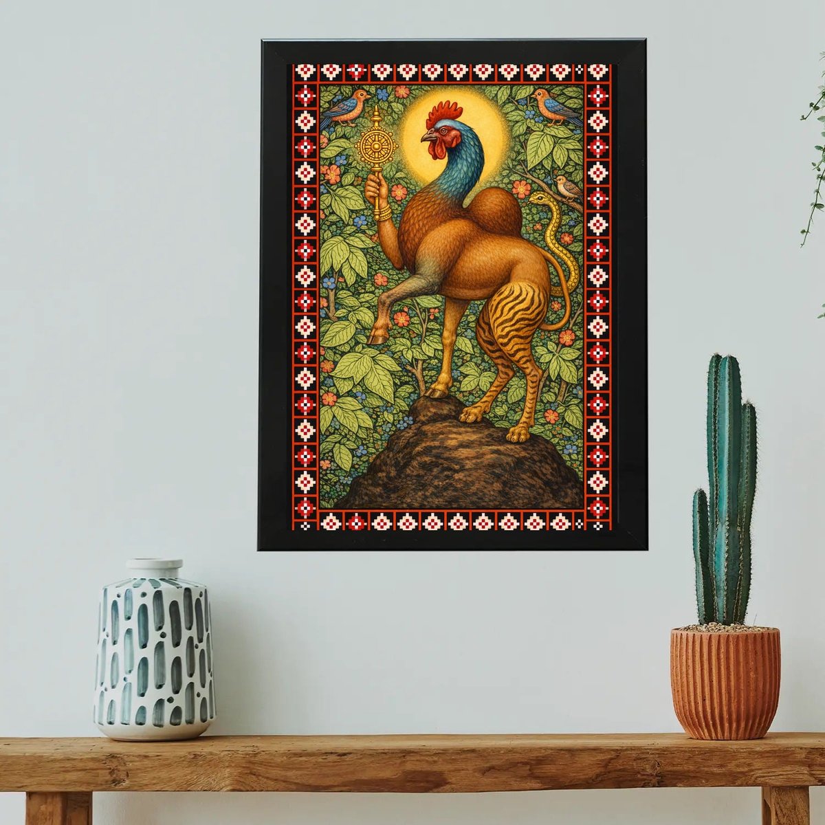 Mythical Dhama-Chakra Guardian view 4