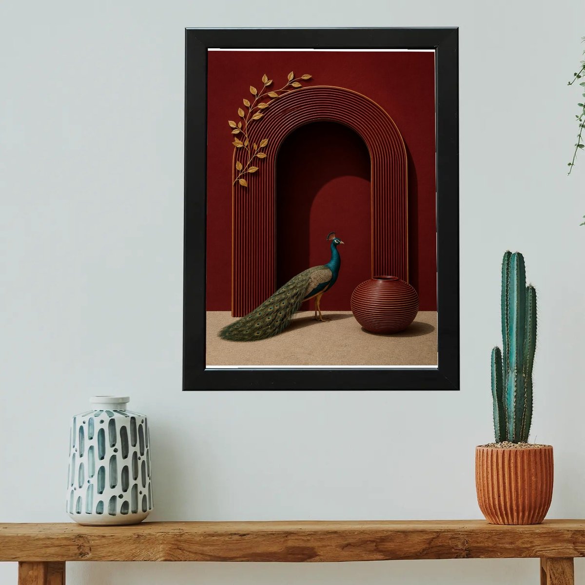 Crimson Arch Peacock Dream
