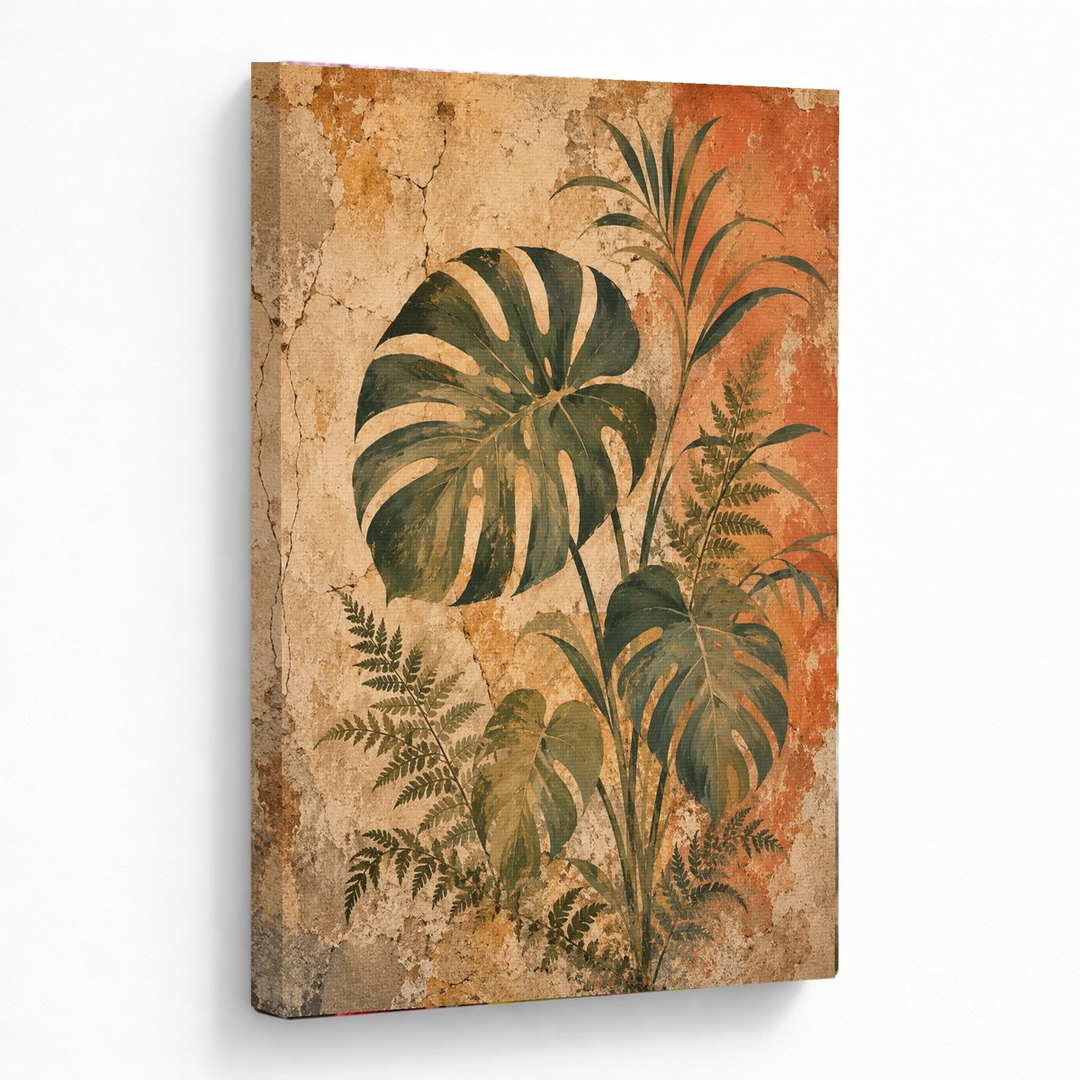 Tropical Serenity on Aged Walls — room view 5