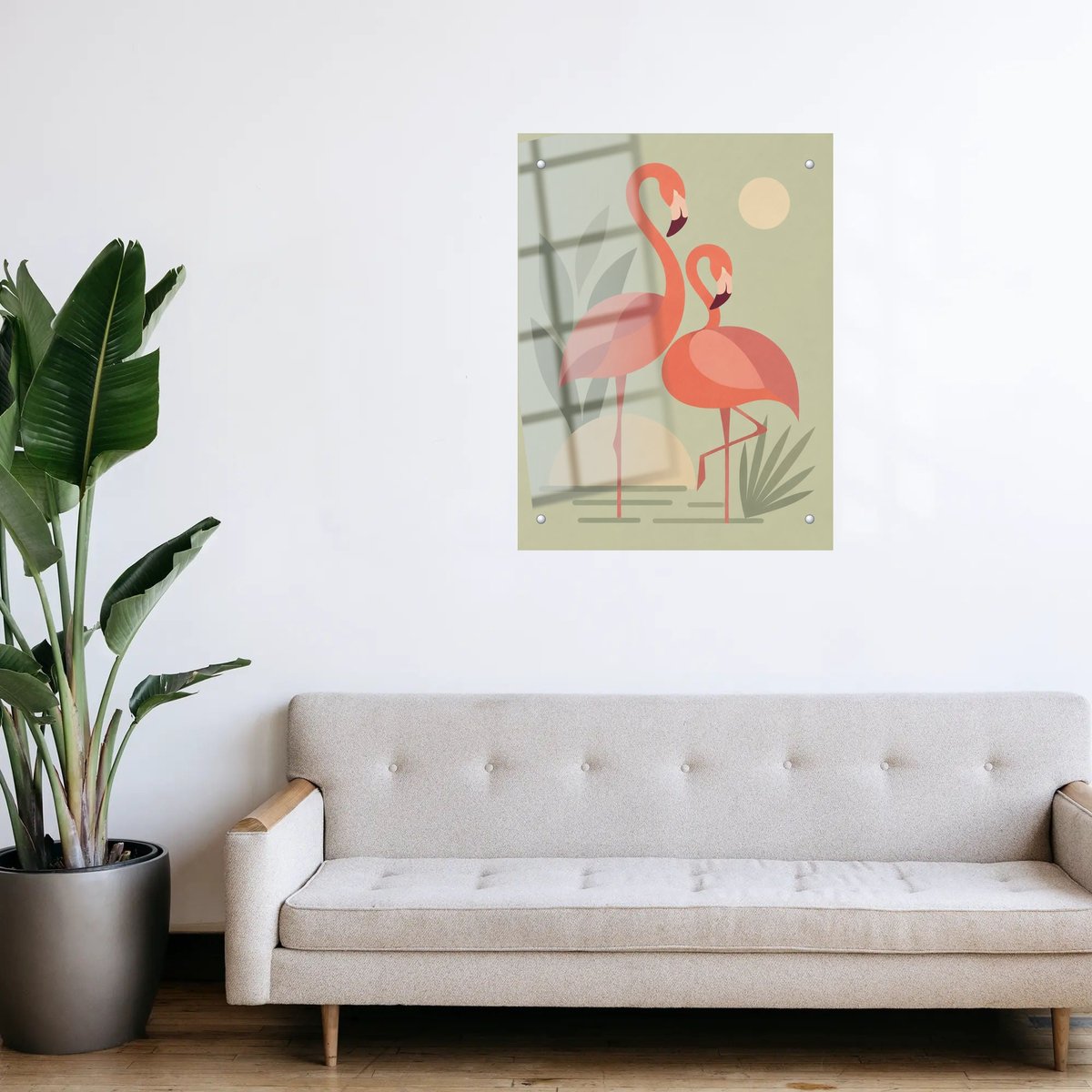 Graceful Flamingos Tropical Oasis — room view 3