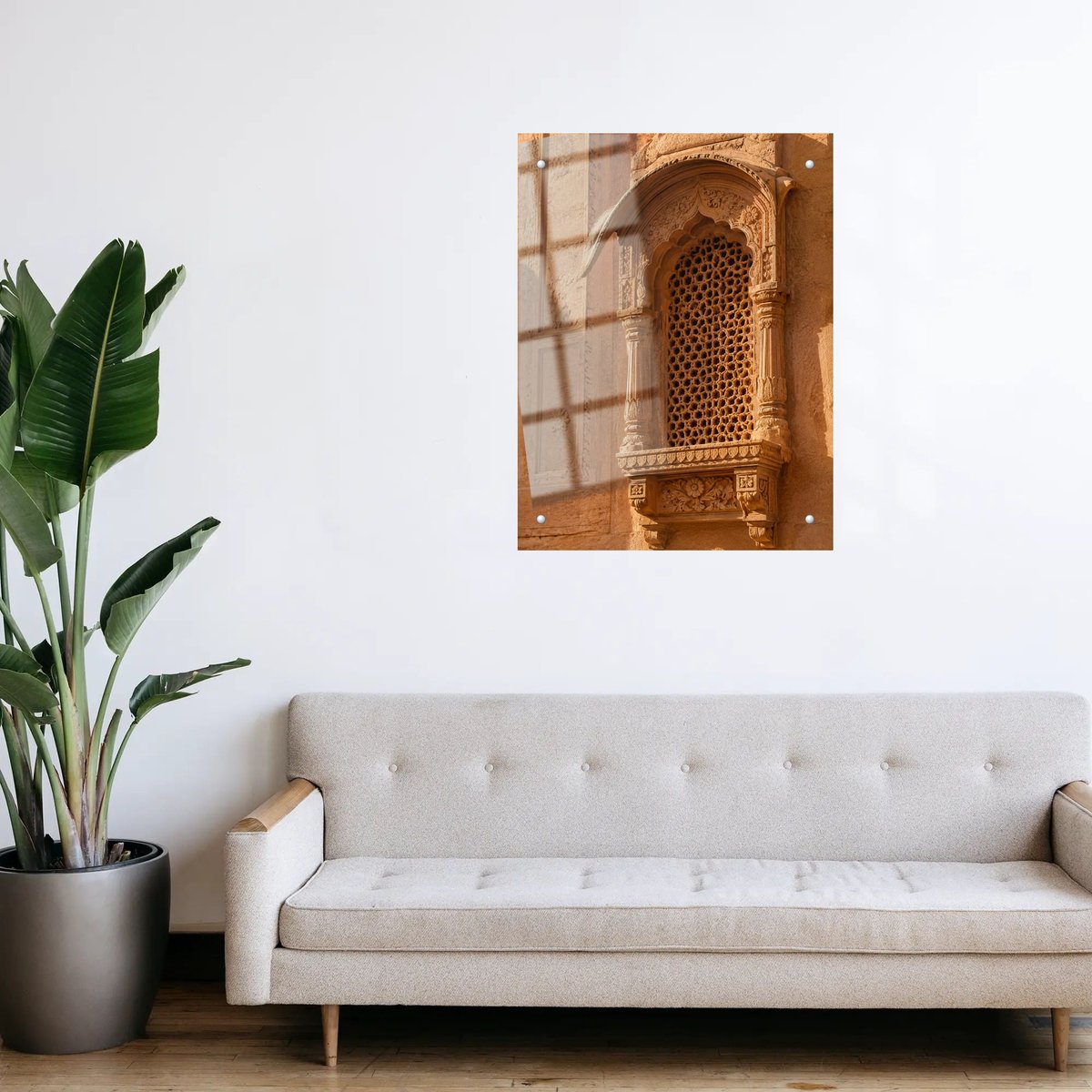 Golden Jali Archway โ room view 3