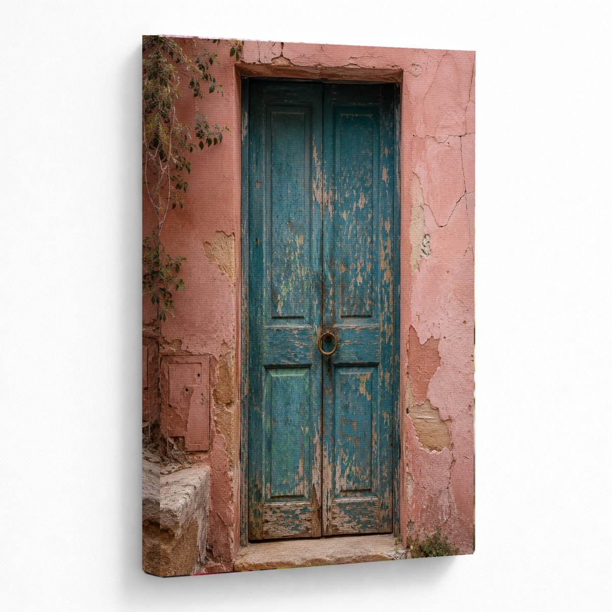 Rustic Teal Doorway Charm — room view 5