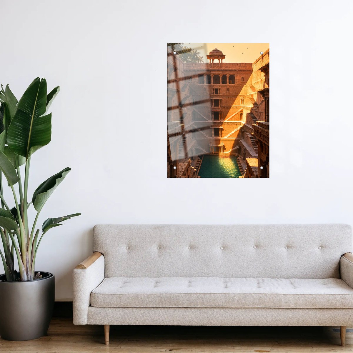 Ancient Stepwell's Golden Depths — room view 3