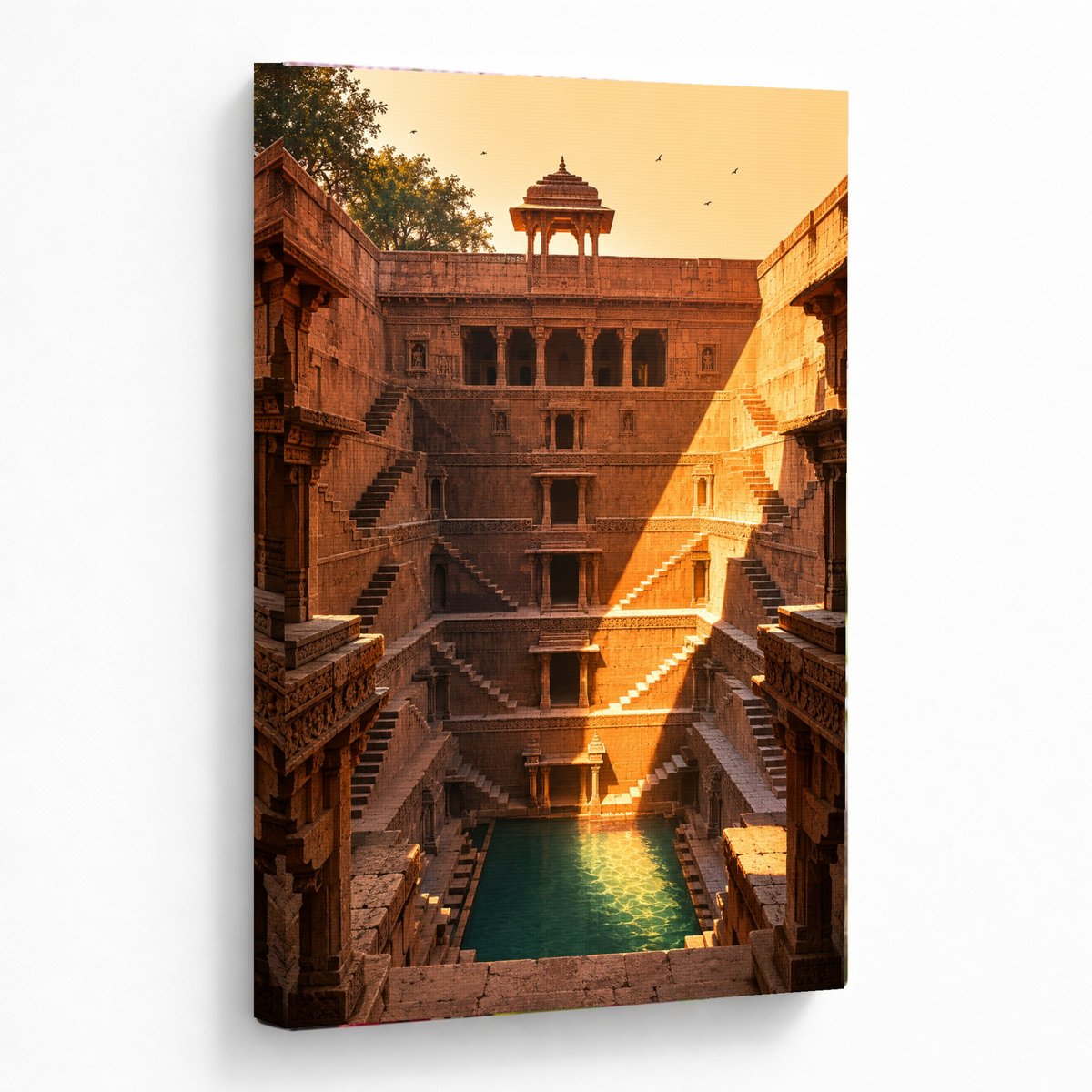 Ancient Stepwell's Golden Depths — room view 5
