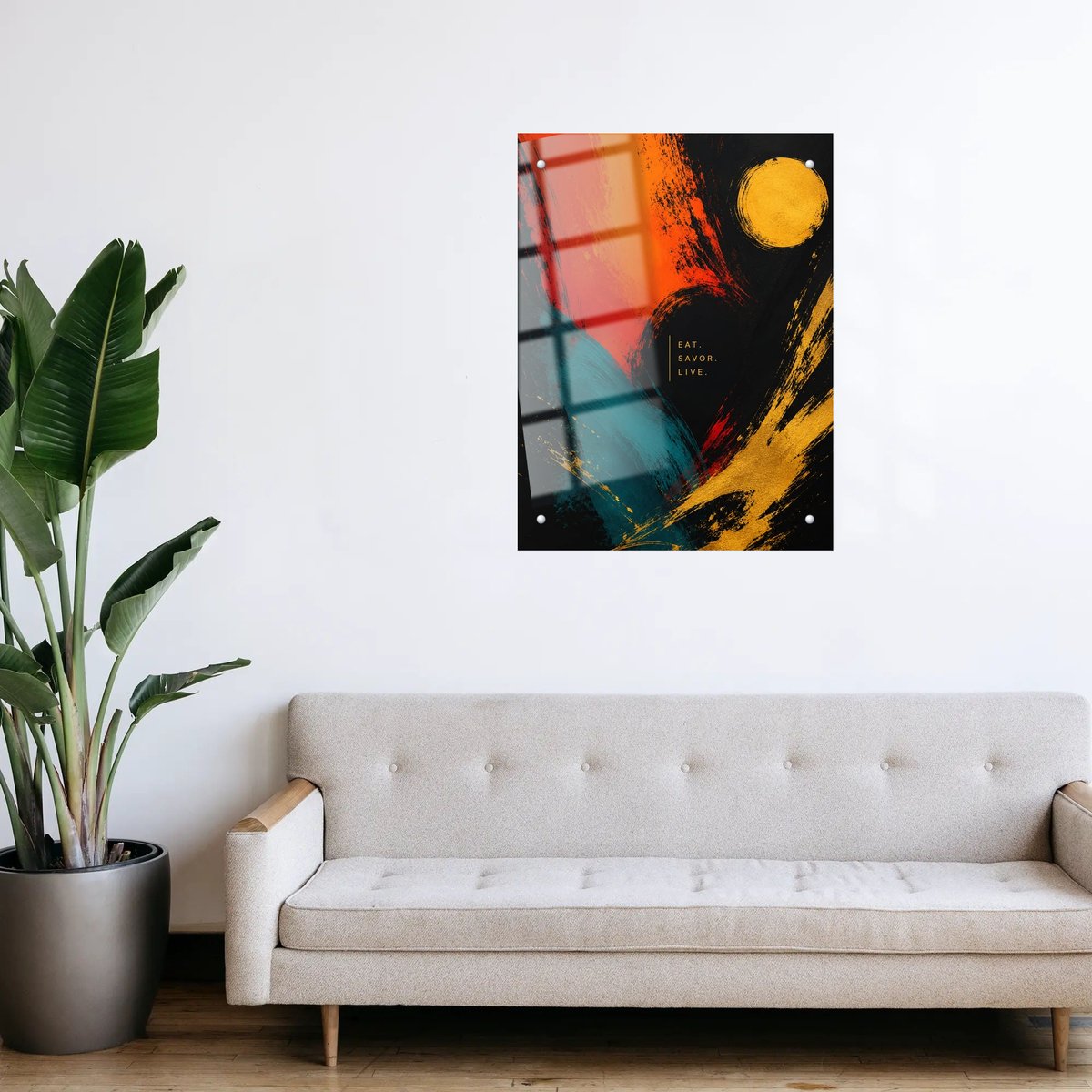 Golden Savor Live Canvas — room view 3
