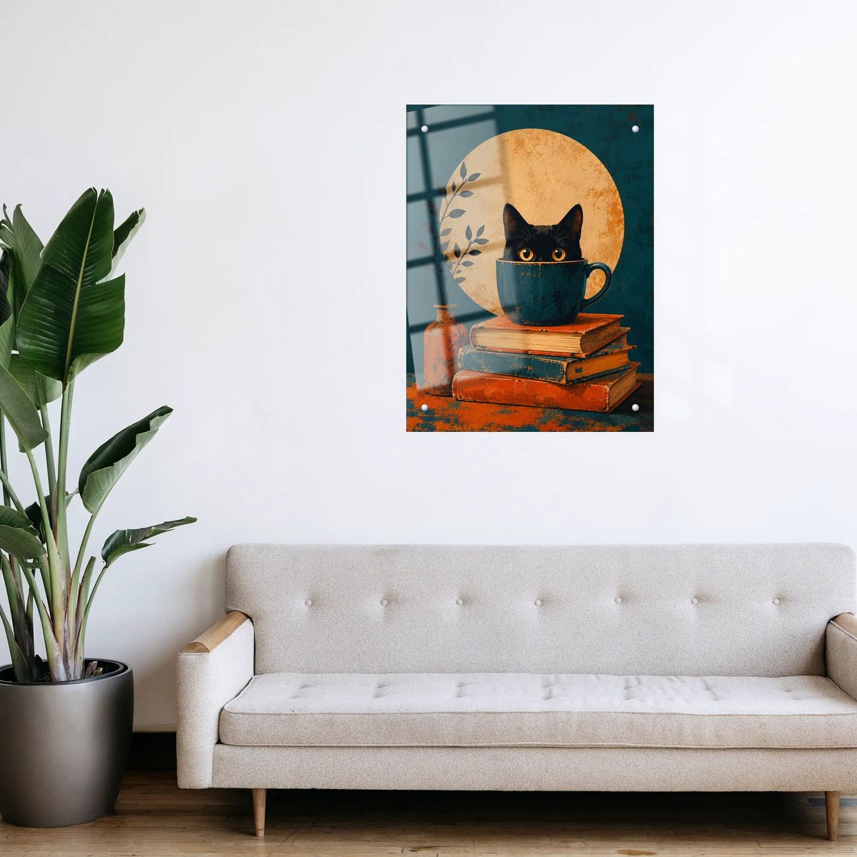 Black Cat's Bookish Moon — room view 3