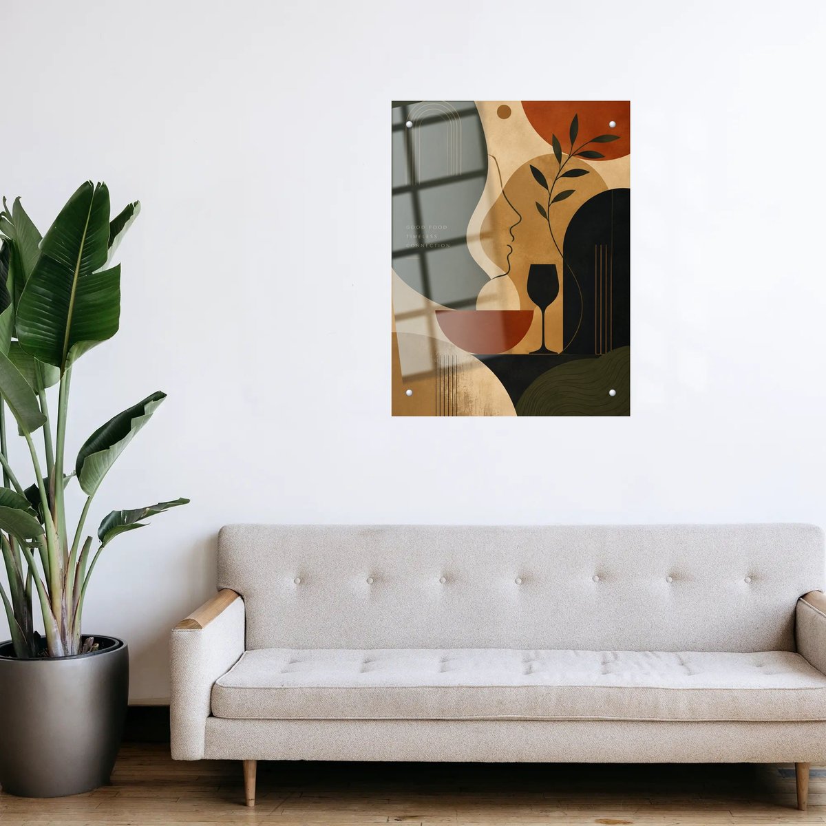 Timeless Connection Dining Art — room view 3