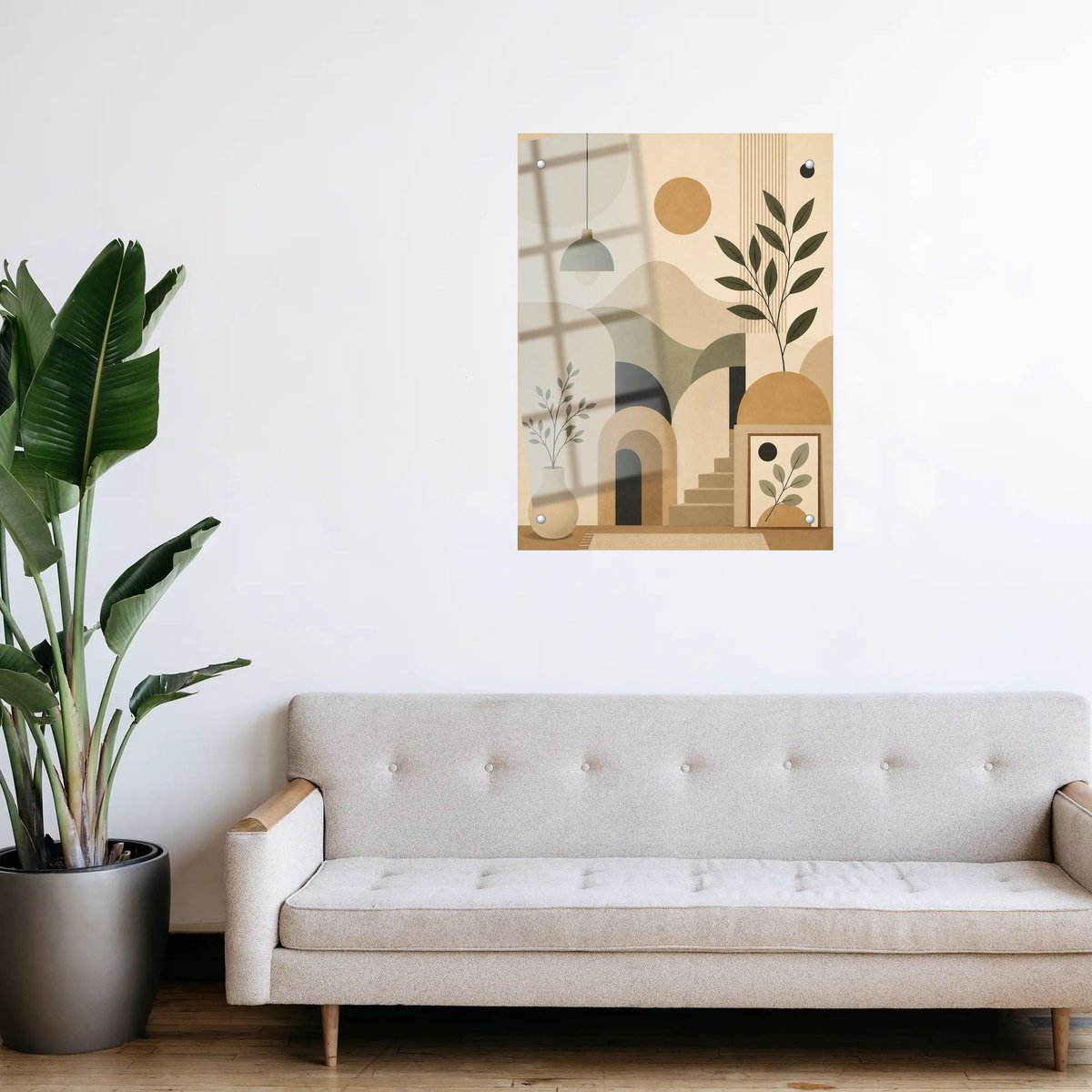 Earthy Botanical Retreat — room view 3