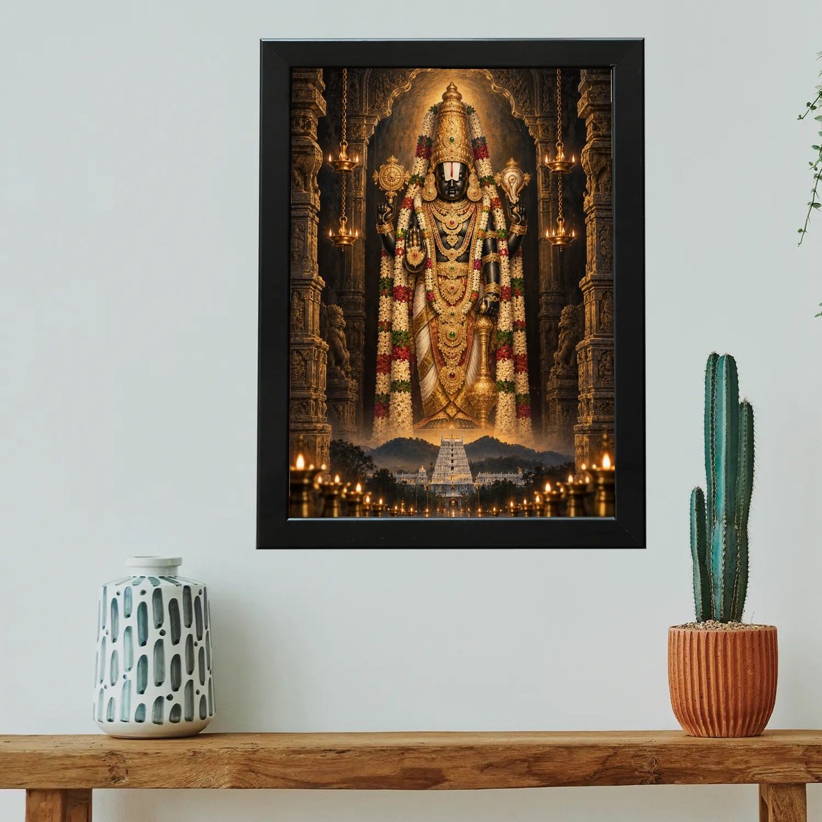 Tirupati Balaji Wall Art Divine Presence